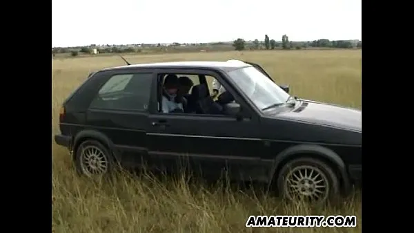 Amateur trio en plein air avec petite amie Vidéos chaudes