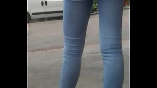 candid ebony teen tight jeans Video hangat yang panas