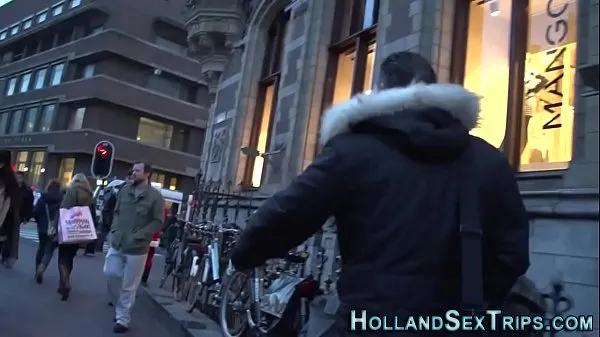 Horúce Dutch hooker in fishnets teplé videá