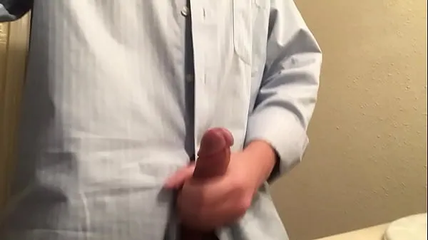 مقاطع فيديو ساخنة Blue strips shirt cum دافئة