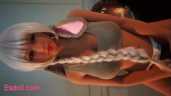 Hot Esdoll:153cm sex doll real silicone love doll masturbations sex toy warm Videos