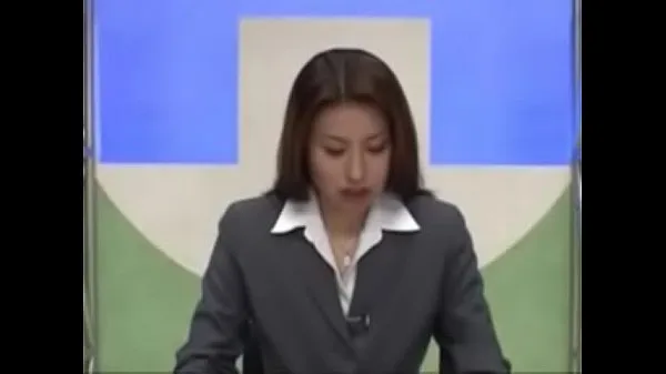 Kuumia Japanese newsreader bukkake lämmintä videota