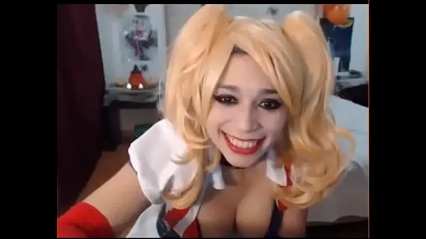 热super hot blond babe on cam playing with her pussy in cosplay温暖的视频