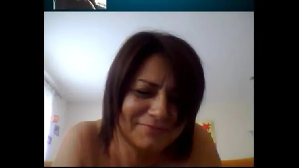 热Italian Mature Woman on Skype 2温暖的视频