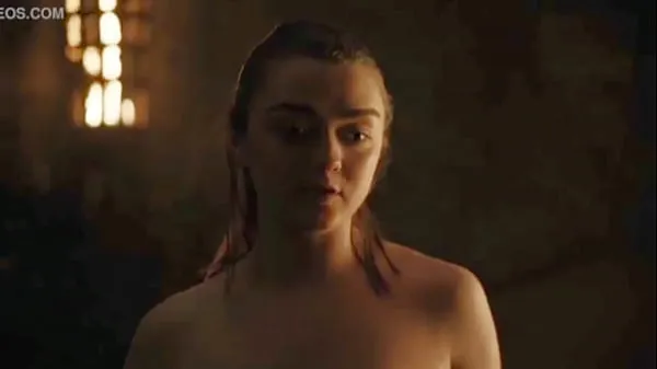Kuumia Maisie Williams/Arya Stark Hot Scene-Game Of Thrones lämmintä videota