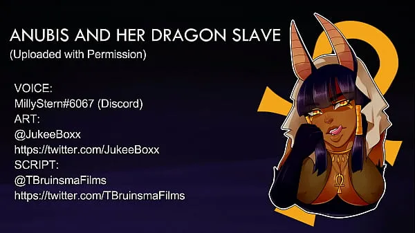 Hete ANUBIS AND HER DRAGON SLAVE ASMR warme video's