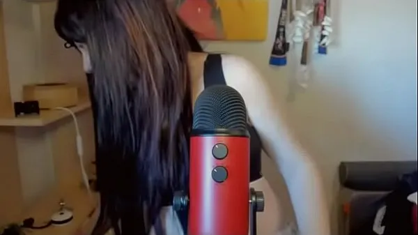 Vídeos quentes Me dê seu pau dentro da sua boca! Jogos e sons de saliva e boca em Asmr com Blue Yeti quentes