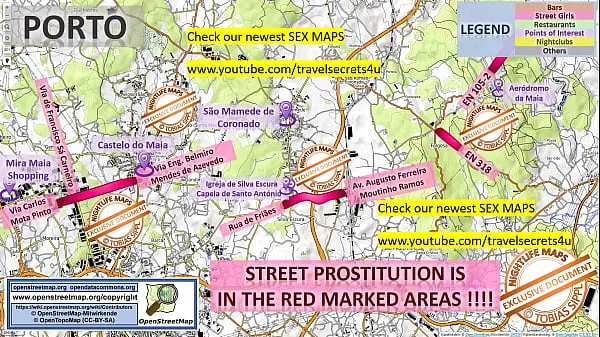 Vídeos Porto, Portugal, Mapa de sexo, Mapa de prostitución callejera, Salones de masajes, Burdeles, Putas, Callgirls, Bordell, Freelancer, Streetworker, Prostitutascalientes calientes