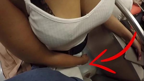 Unknown Blonde Milf with Big Tits Started Touching My Dick in Subway ! That's called Clothed Sex Video hangat yang panas