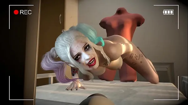 गर्म Harley Quinn sexy webcam Show - 3D Porn गर्म वीडियो