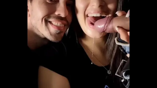 Heiße Ich habe meine Freundin geküsst, mit dem Spermamundwarme Videos