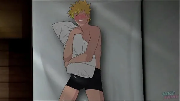 Vídeos gay) Naruto frotando su polla caliente en la almohada - Bara Yaoicalientes calientes