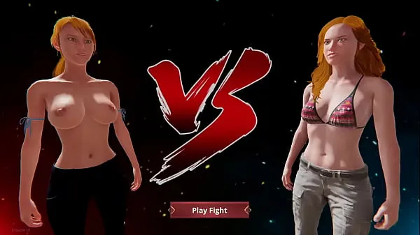 热Ginny vs. Chelci (Naked Fighter 3D温暖的视频