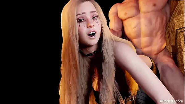 Vroči 3D Porn Blonde Teen fucking anal sex Teaser topli videoposnetki
