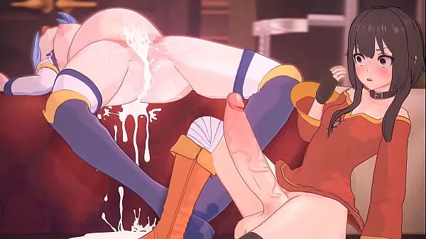 Hot Aqua Gets Pounded (KonoSuba Futa Animation warm Videos