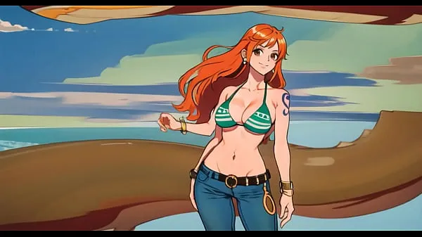 Hotte AI generated Nami | One Piece varme videoer